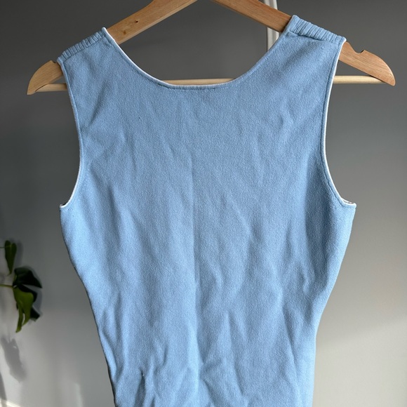 Y2K style blue sleeveless top - Picture 4 of 4